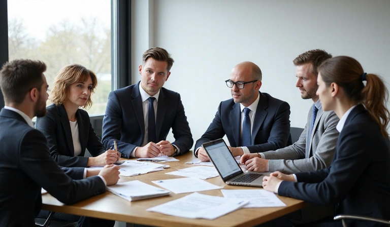 Équipe de PensionSafe Legal travaillant ensemble